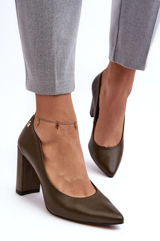 Escarpins talon large model 188526 Step in style