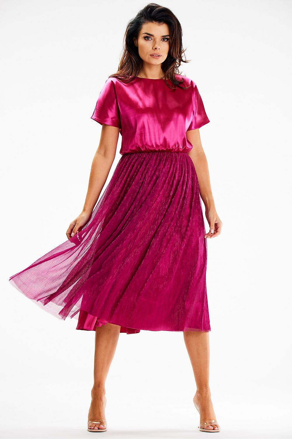 Robe de soirée model 189437 awama
