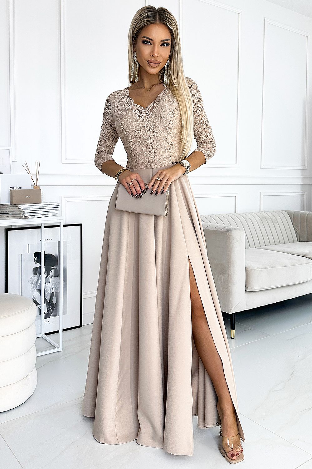 Robe longue model 193523 Numoco