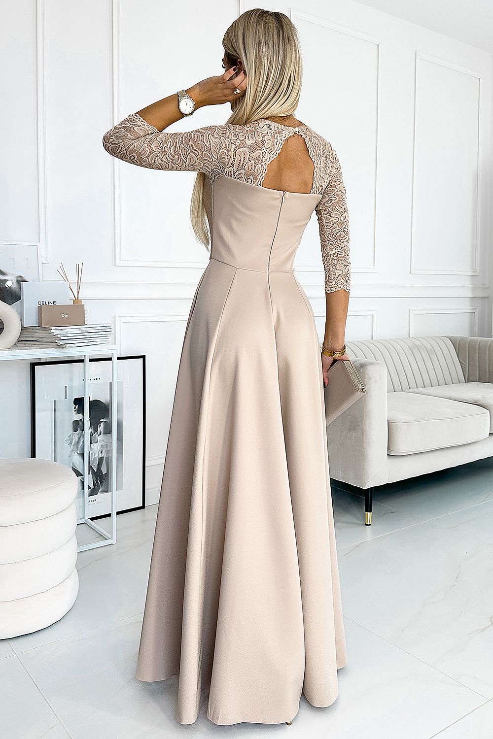 Robe longue model 193523 Numoco