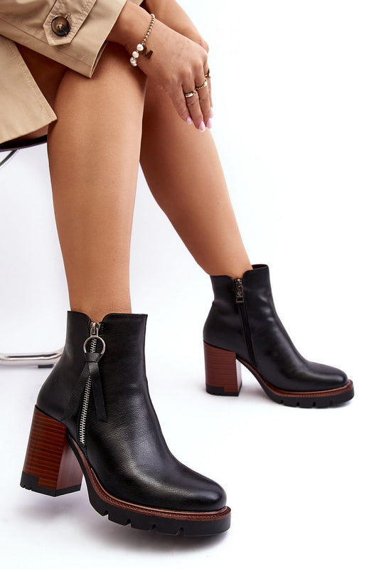 Step in style heeled boots
