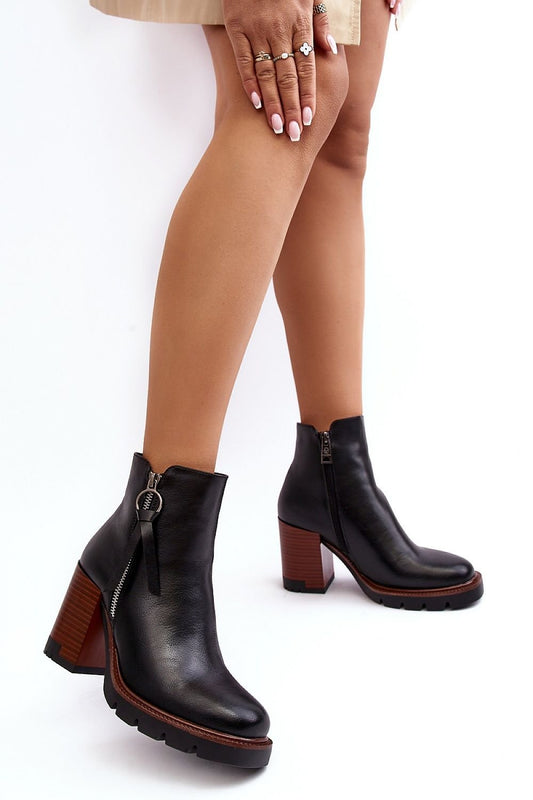 Step in style heeled boots