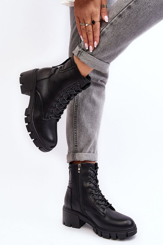 Step in style heeled boots