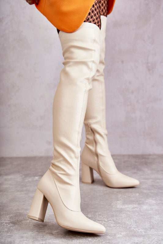 Step in style heeled boots