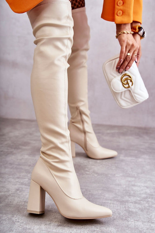 Step in style heeled boots