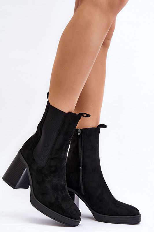 Step in style heeled boots