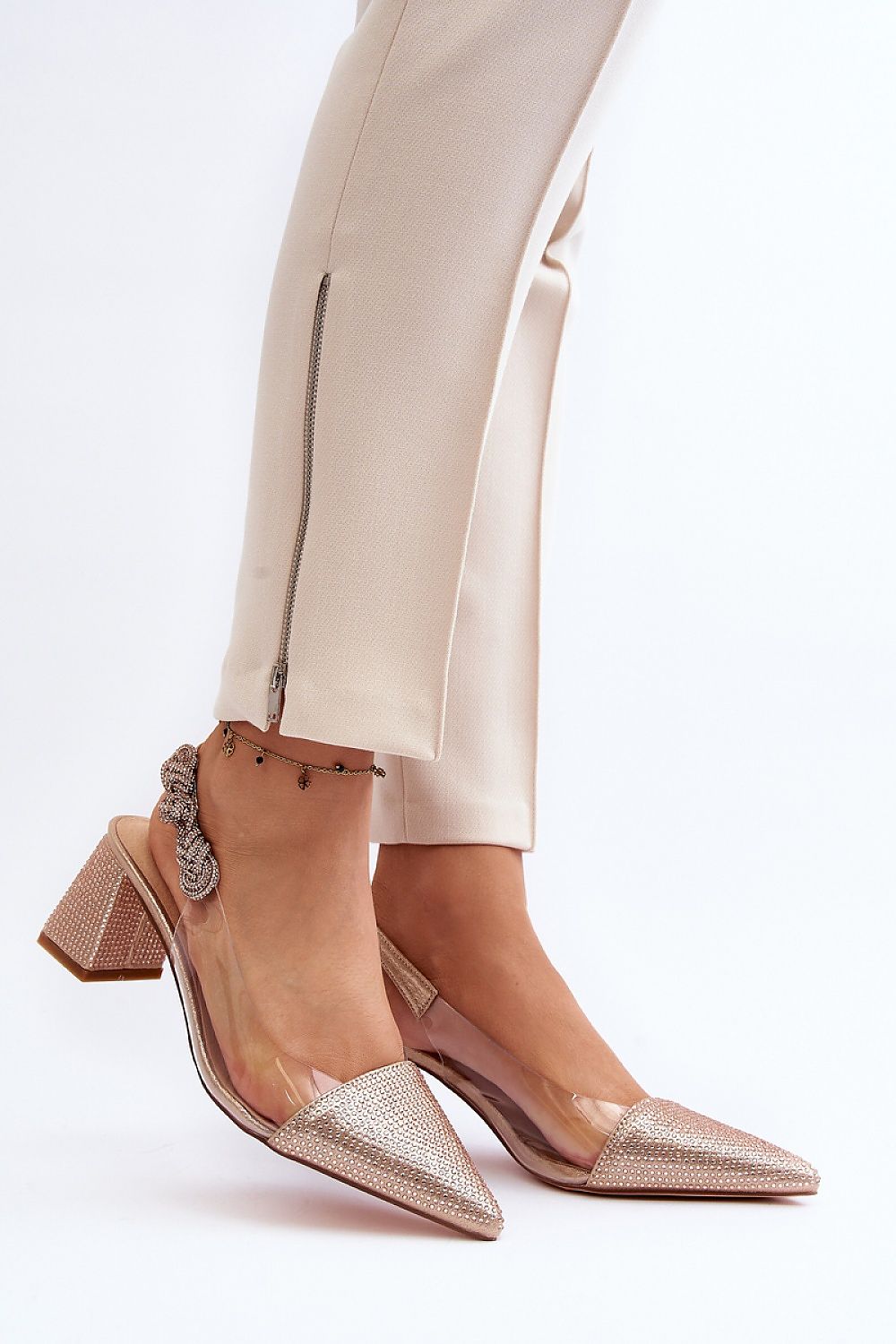 Escarpins talon large Step in style