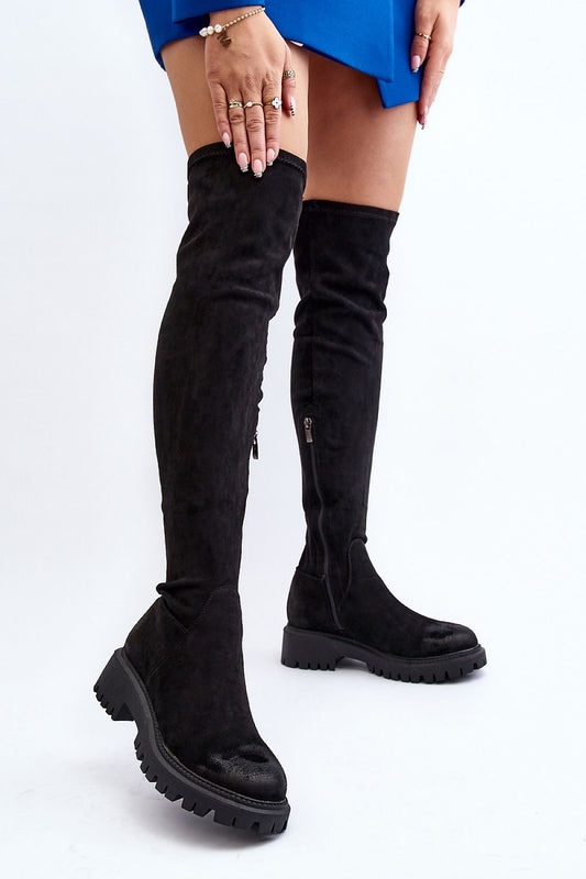 Step in style thigh-high boots