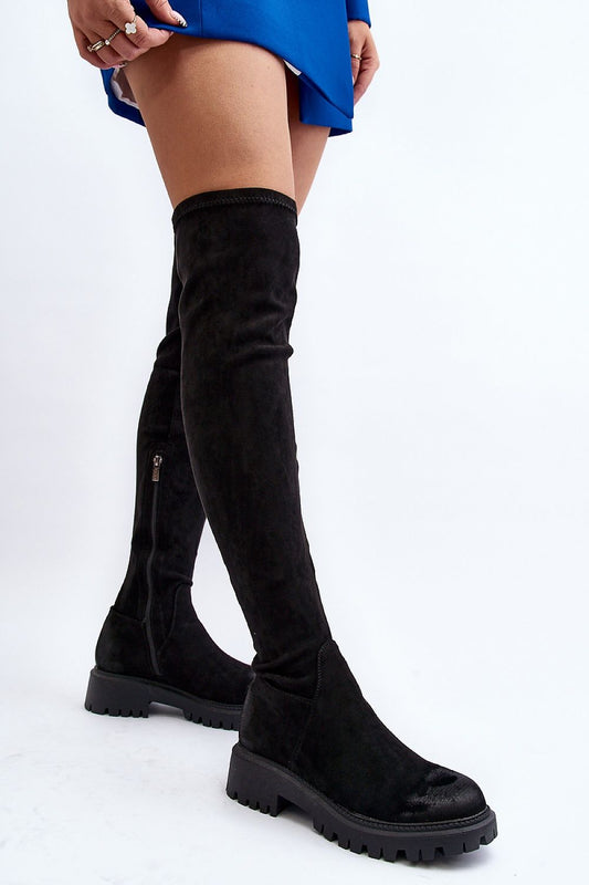 Step in style thigh-high boots