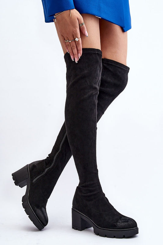 Step in style heeled boots