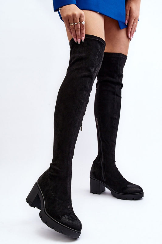 Step in style heeled boots