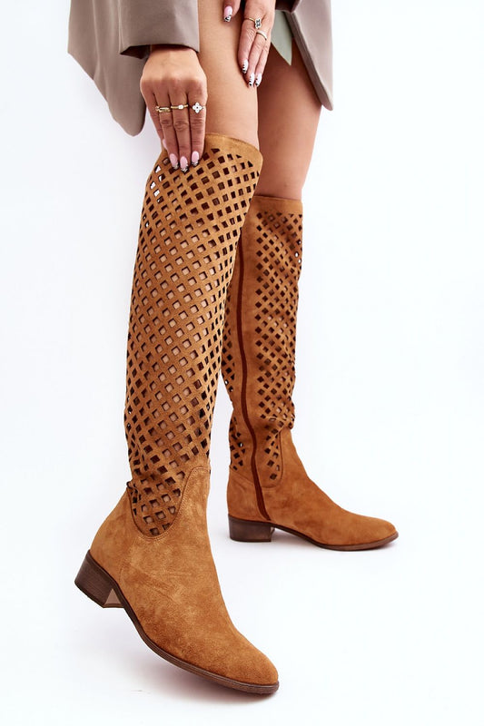 Step in style thigh-high boots