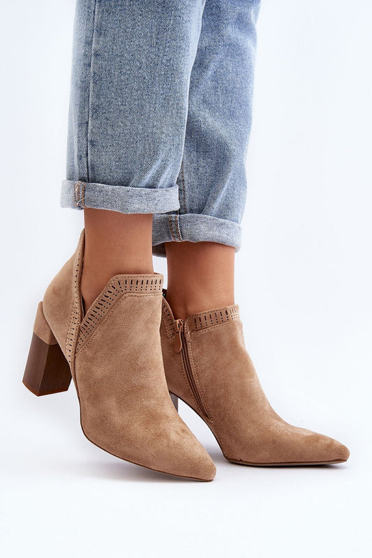 Step in style heeled boots