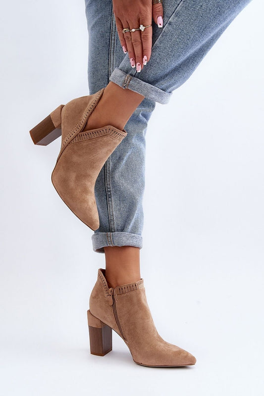Step in style heeled boots
