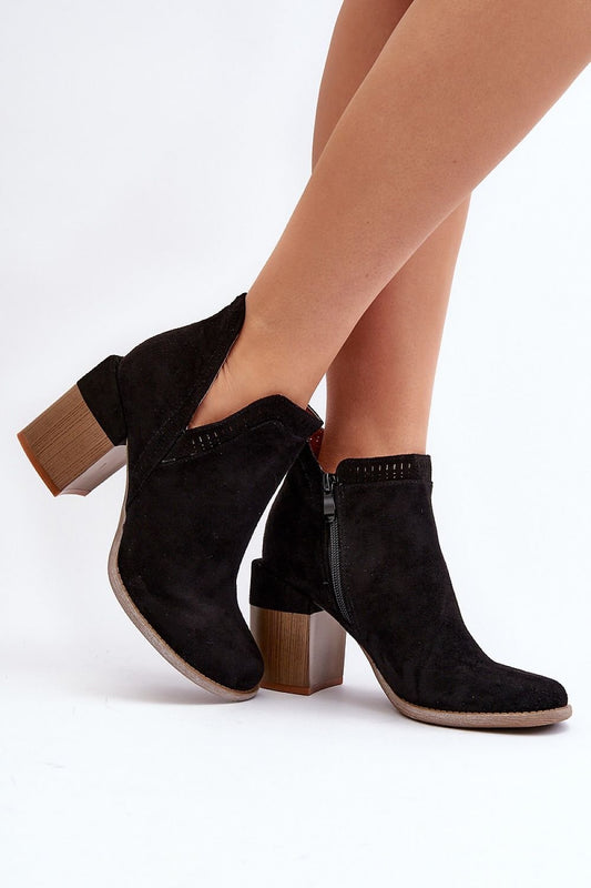 Step in style heeled boots