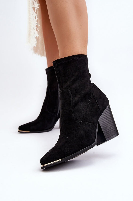 Step in style heeled boots