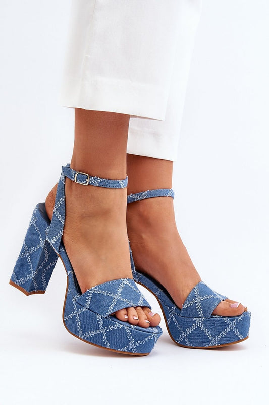 Step in style heeled sandals