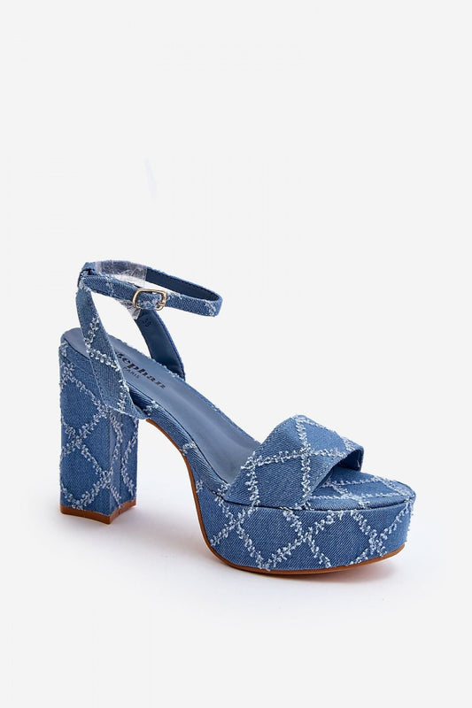 Step in style heeled sandals