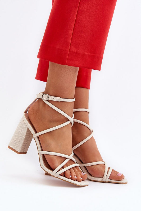 Step in style heeled sandals