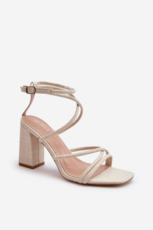 Step in style heeled sandals