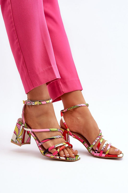 Step in style heeled sandals