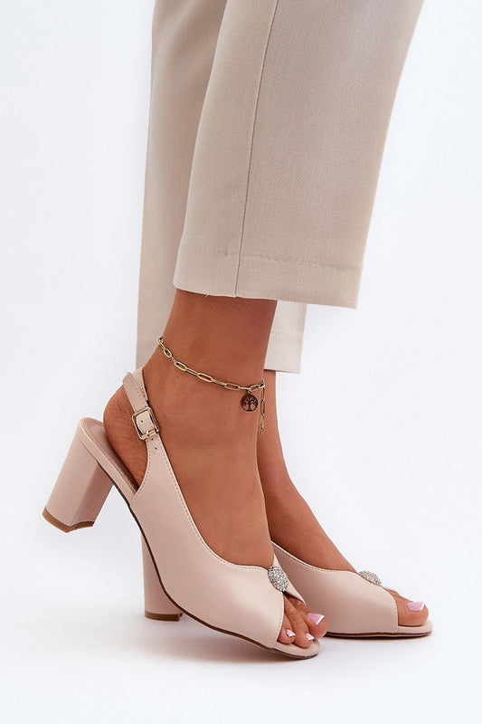 Step in style heeled sandals