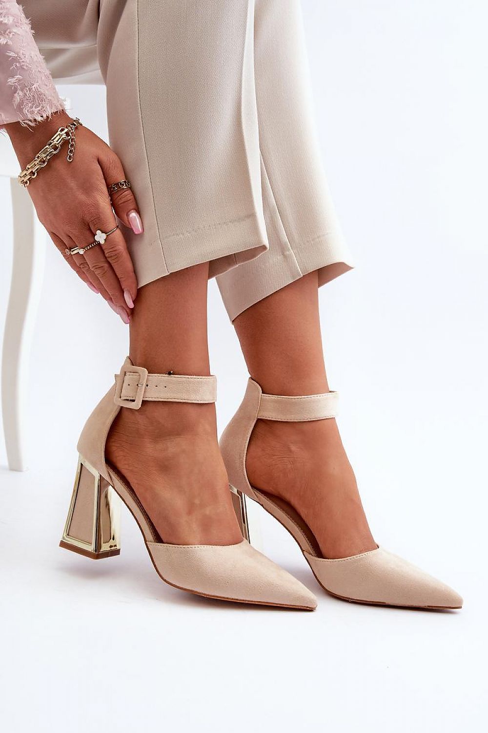 Escarpins talon large model 195590 Step in style