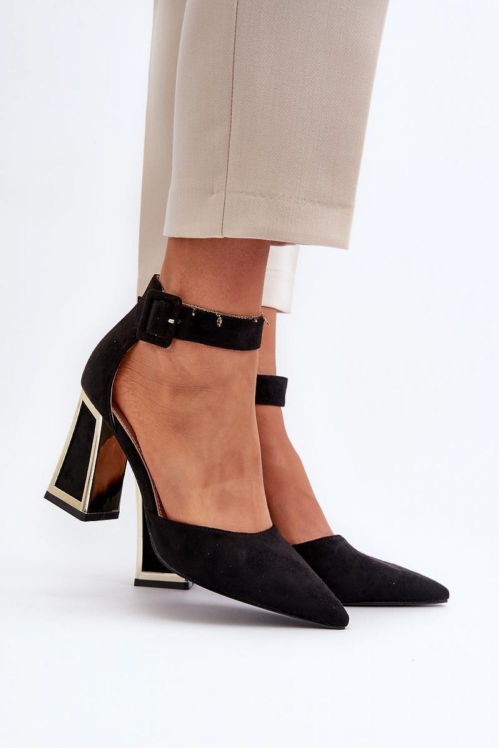 Escarpins talon large model 195590 Step in style