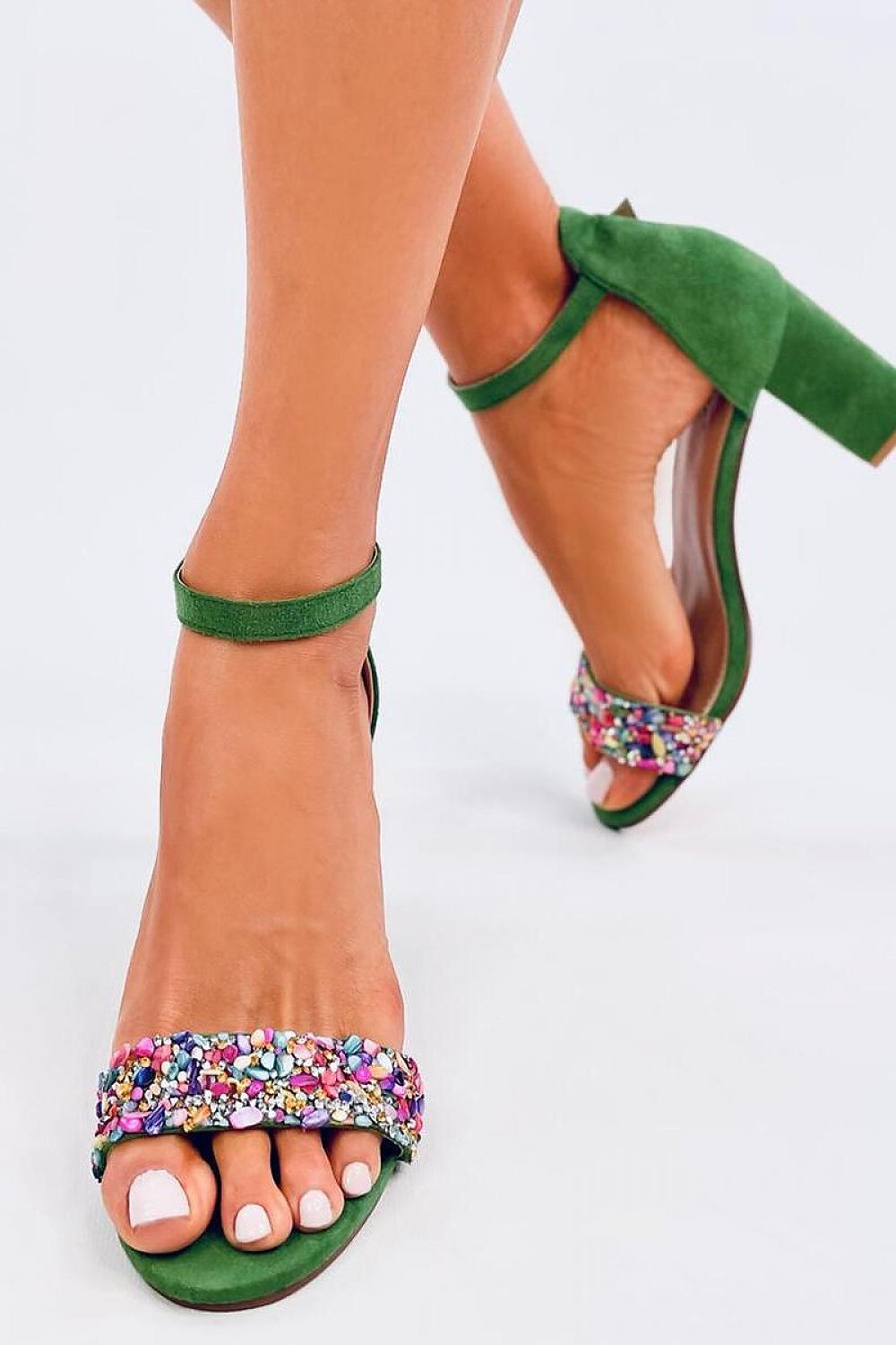 Heeled sandals model 195644 Inello