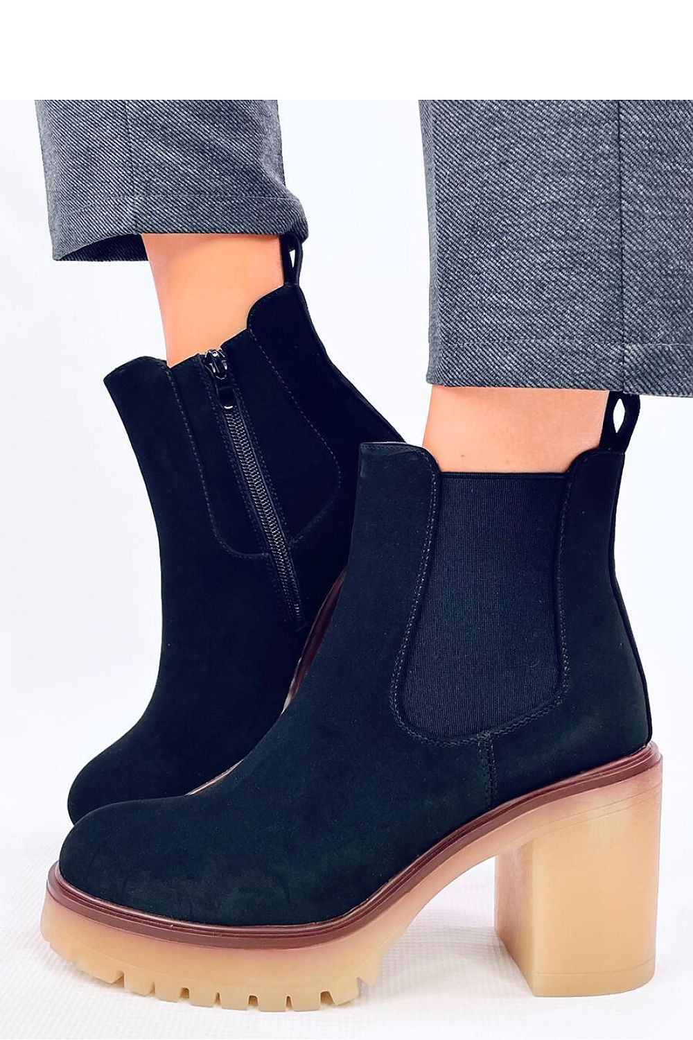 Heeled boots model 200636 Inello