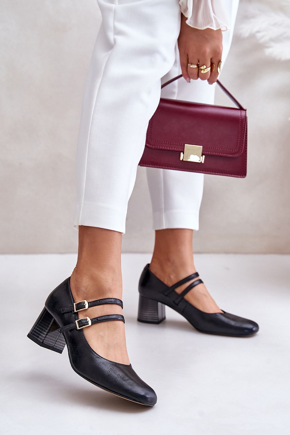 Escarpins talon large model 201324 Step in style
