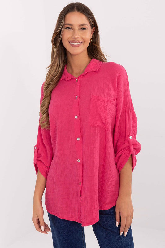  Chemise manche longue model 210007 Italy Moda 