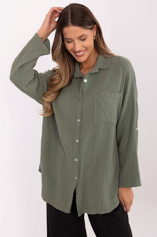  Chemise manche longue model 210009 Italy Moda 