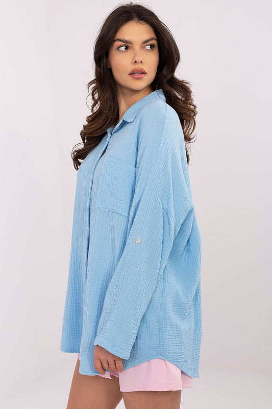 Chemise manche longue model 210010 Italy Moda 