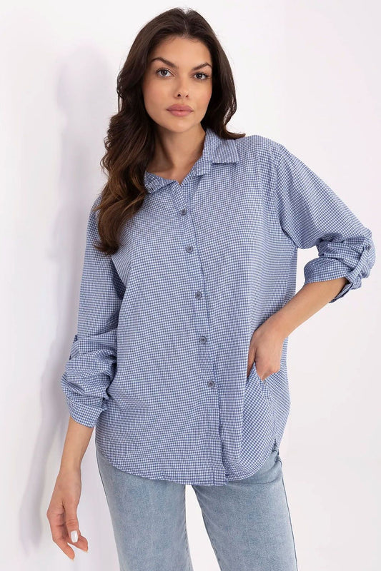  Chemise manche longue model 211443 Italy Moda 