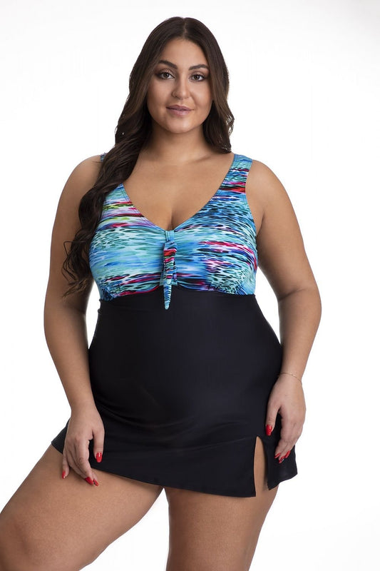 One-piece swimsuit model 167688 Barontex