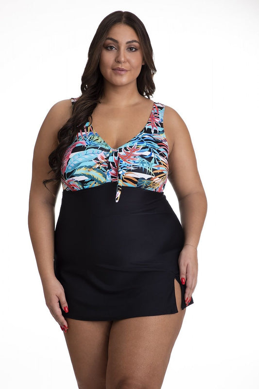 One-piece swimsuit model 167688 Barontex