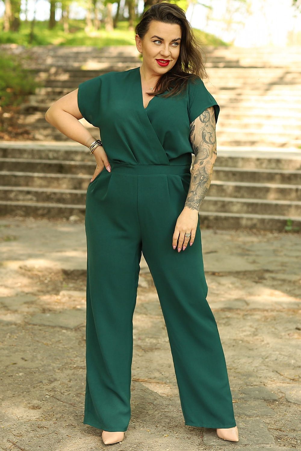 Plus size jumpsuit model 169195 Karko