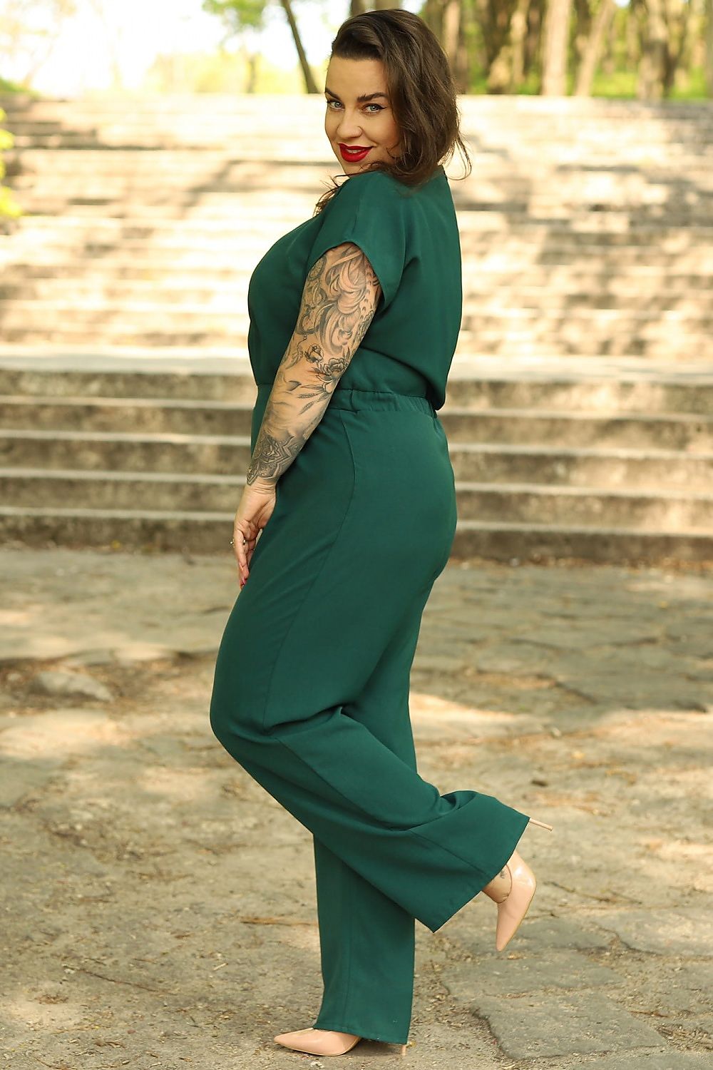 Plus size jumpsuit model 169195 Karko