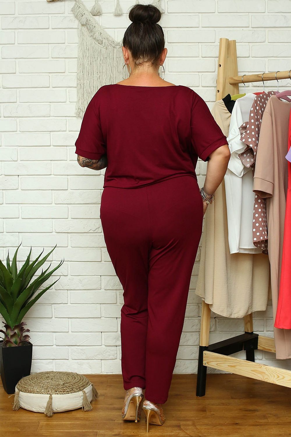 Plus size jumpsuit model 183343 Karko
