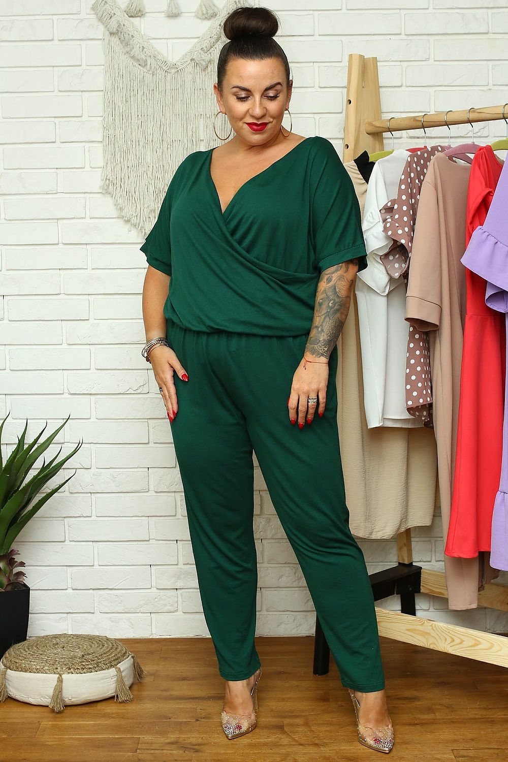 Plus size jumpsuit model 183343 Karko