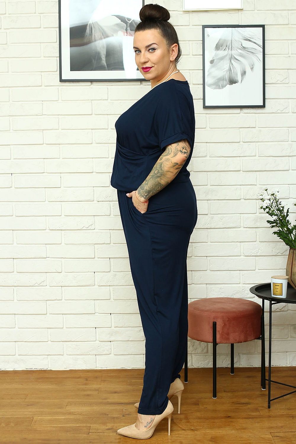 Plus size jumpsuit model 183343 Karko