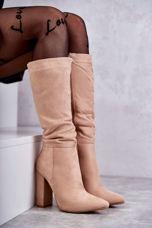 Step in style heeled boots