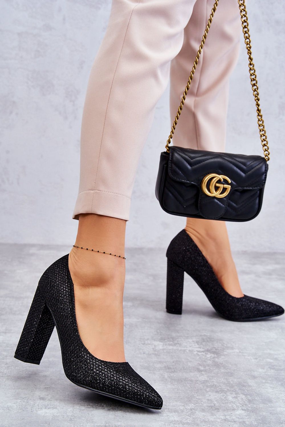 Escarpins talon large model 175264 Step in style
