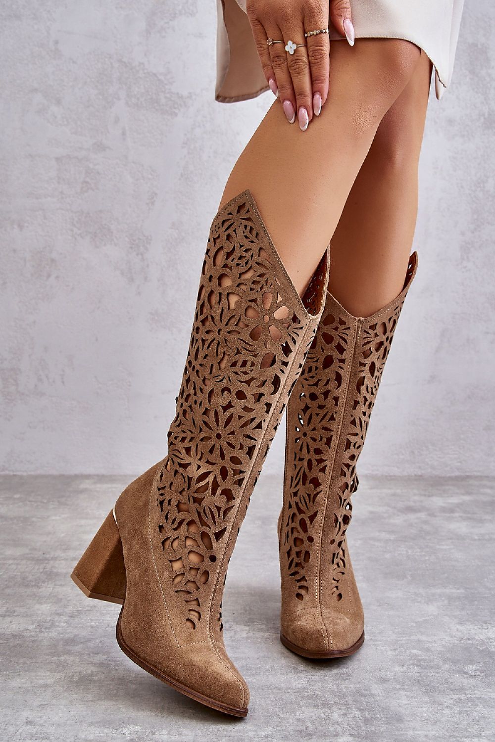 Openwork boots model 175587 Step in style