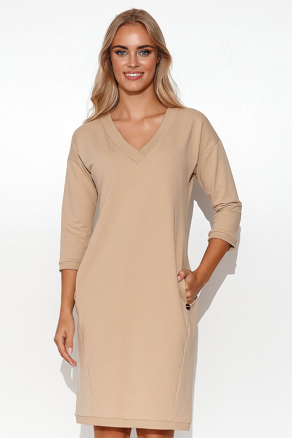 Robe de jour model 176198 Makadamia