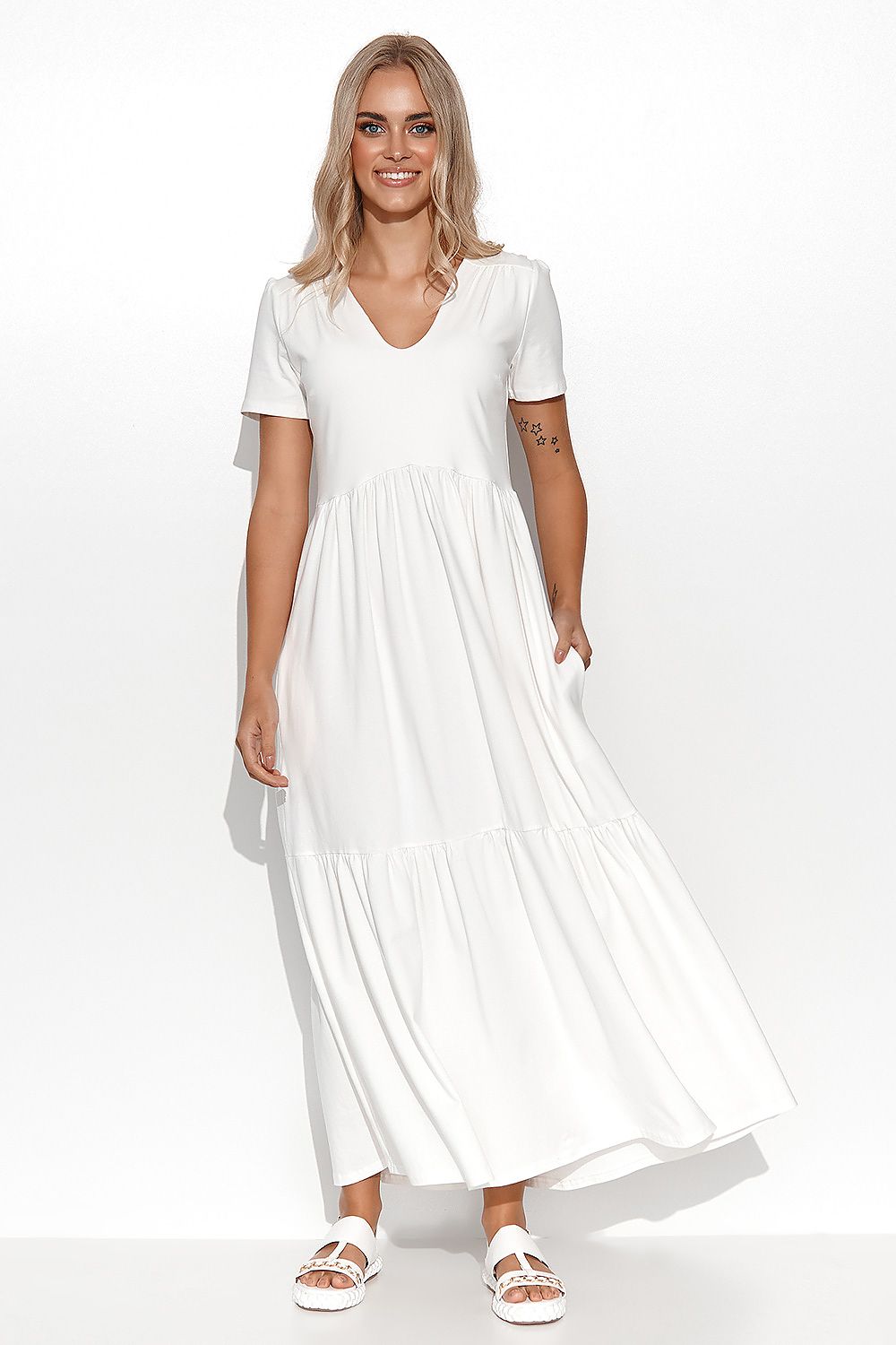 Robe de jour model 179198 Makadamia