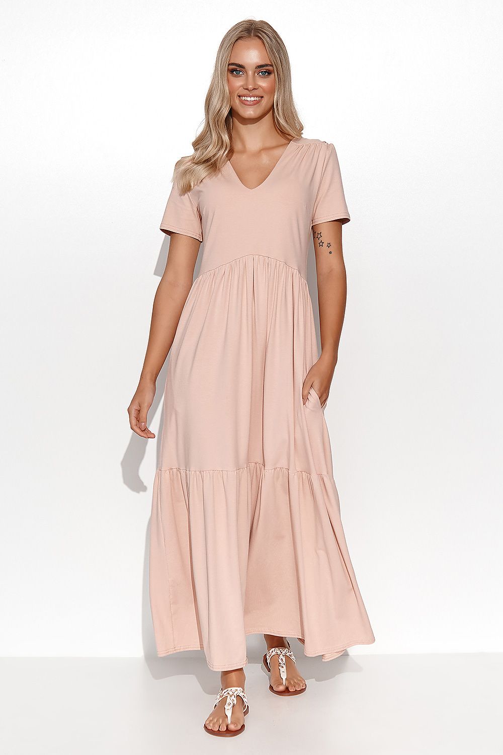 Robe de jour model 179198 Makadamia