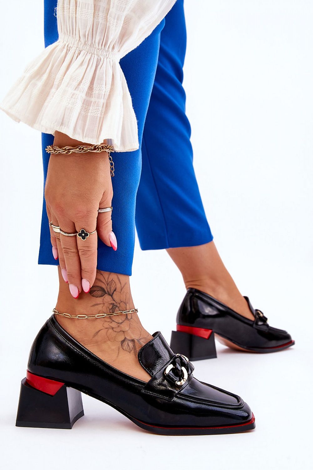 Step in style model 176391 heeled pumps