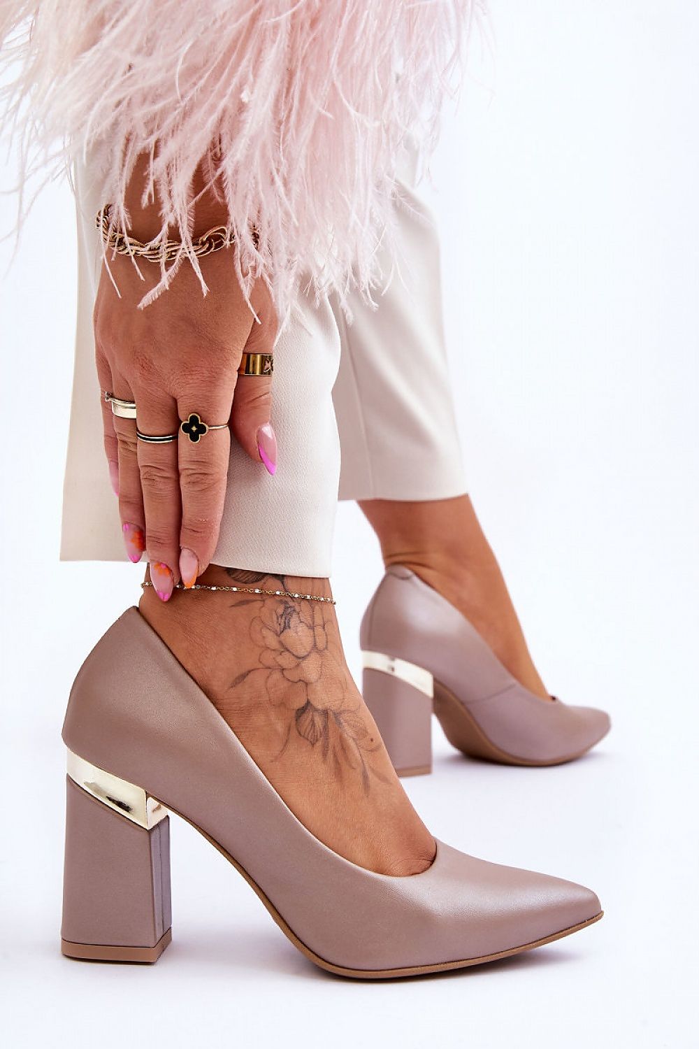 Wide heel pumps model 177687 Step in style
